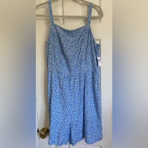 Beautiful ditsy floral print romper